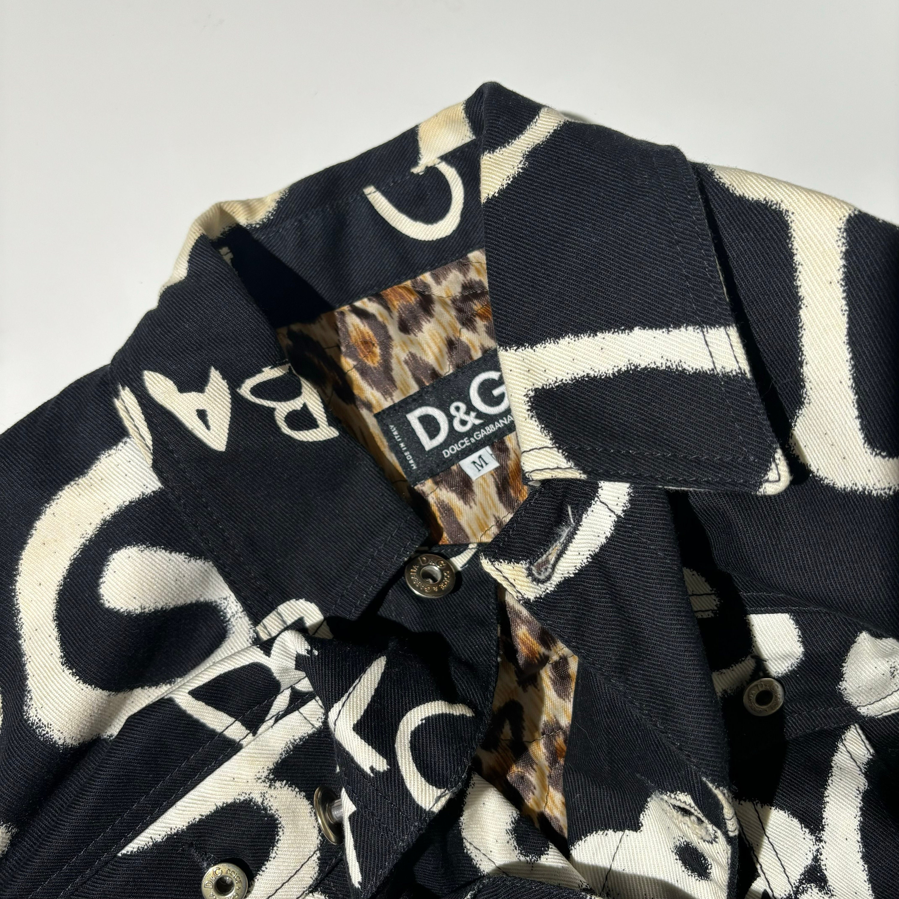 Dolce and Gabbana 2000s Graffiti Logo Jacket Black - Etsy
