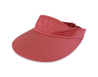 Authentic Dior Sport Salmon Pink Sun Visor