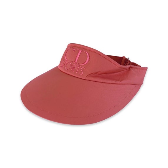 Authentic Dior Sport Salmon Pink Sun Visor - image 1