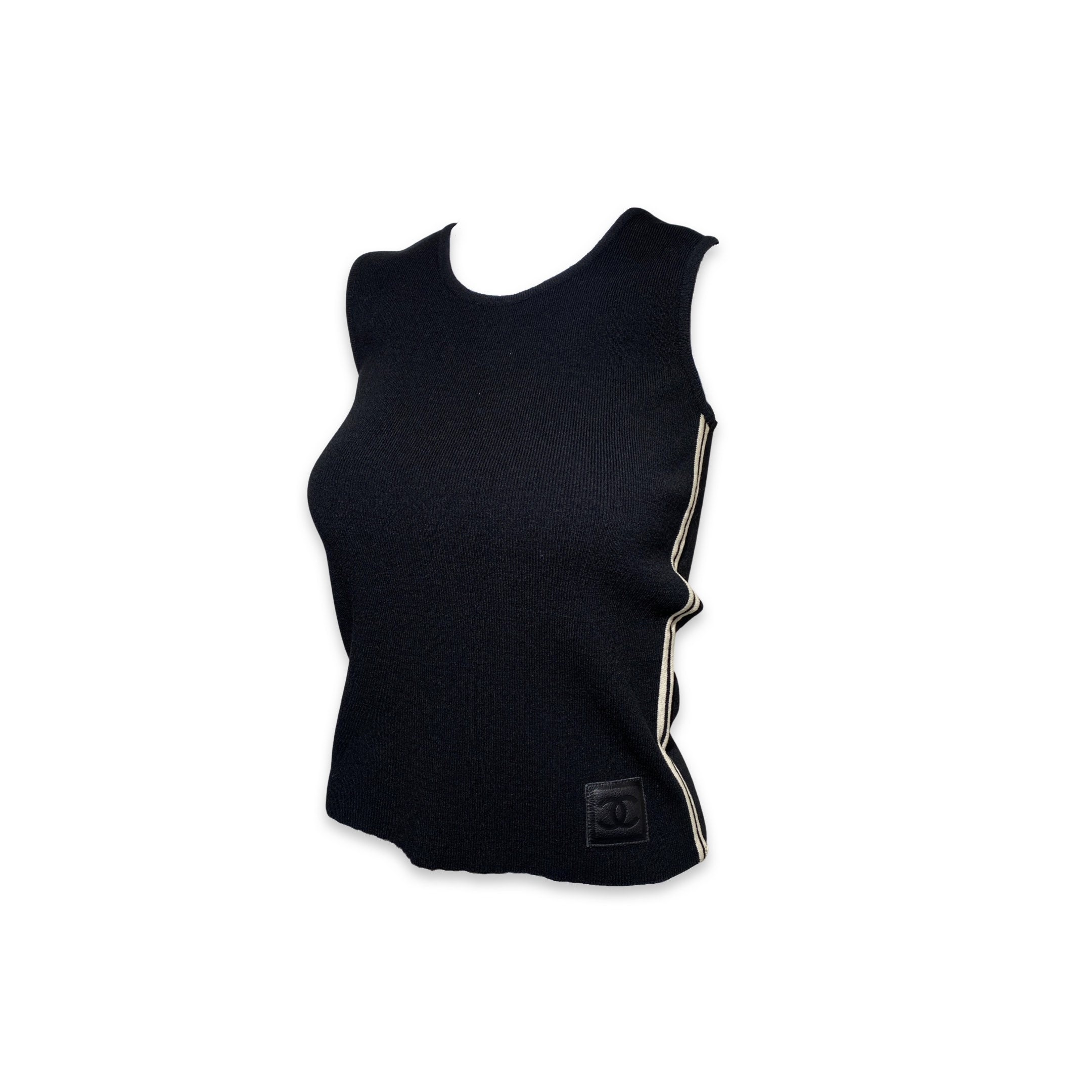 Chanel Super Rare Knit CC Tank Top · INTO