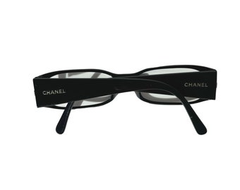 Chanel Early 2000s Black Non-prescription Eye Glasses