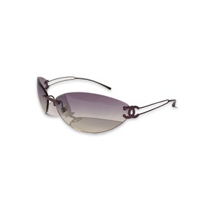 Only 87.50 usd for Chanel Shield Interlocking CC Logo Sunglasses