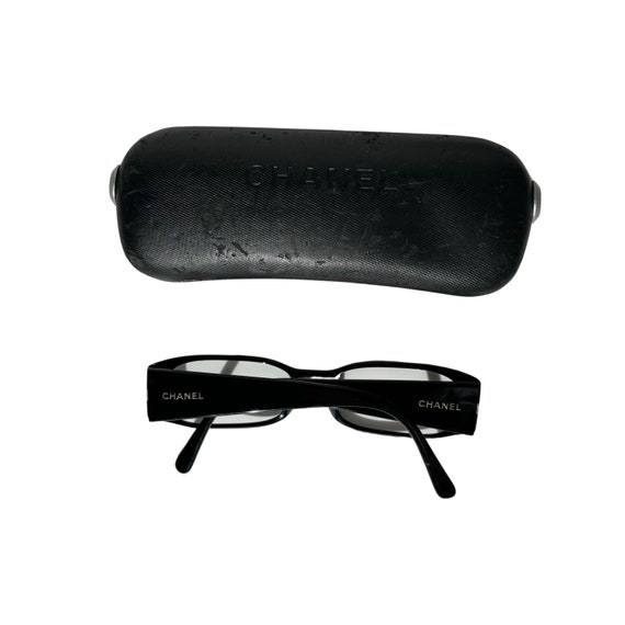 Chanel Early 2000s Black Non-prescription Eye Gla… - image 5