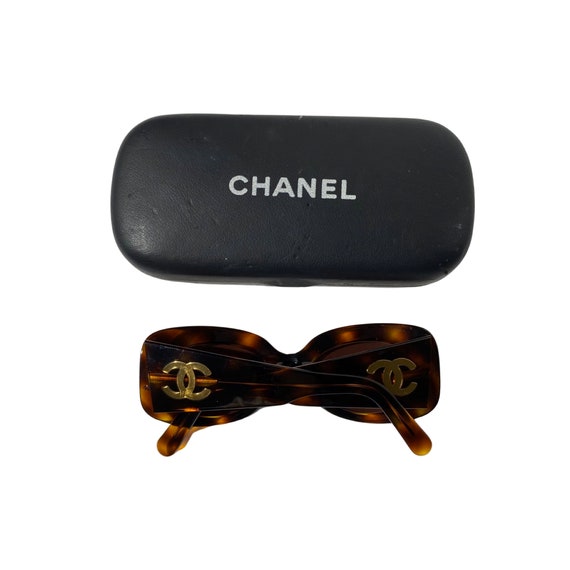 Chanel 1995 Spring CC Mark Tortoise Sunglasses - image 6