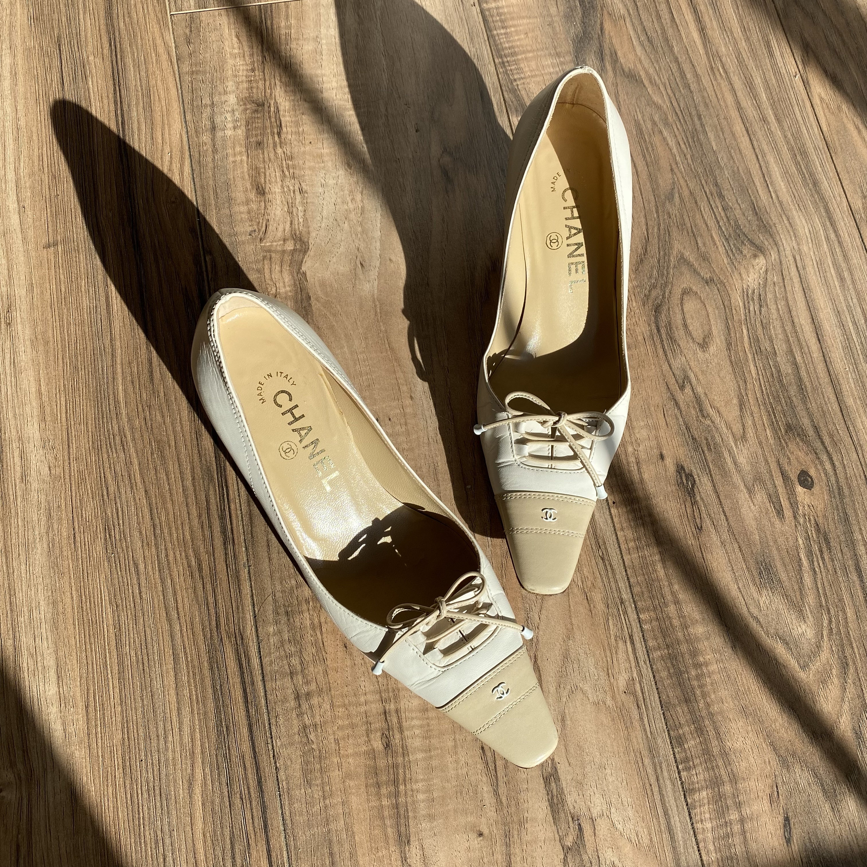 Chanel hotsell shoe strings
