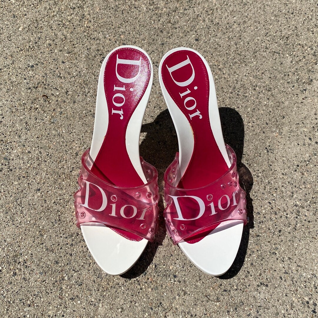 dior jelly heels