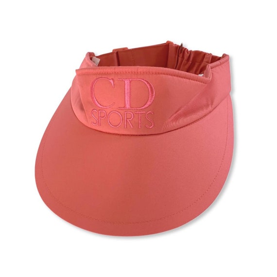 Authentic Dior Sport Salmon Pink Sun Visor - image 2