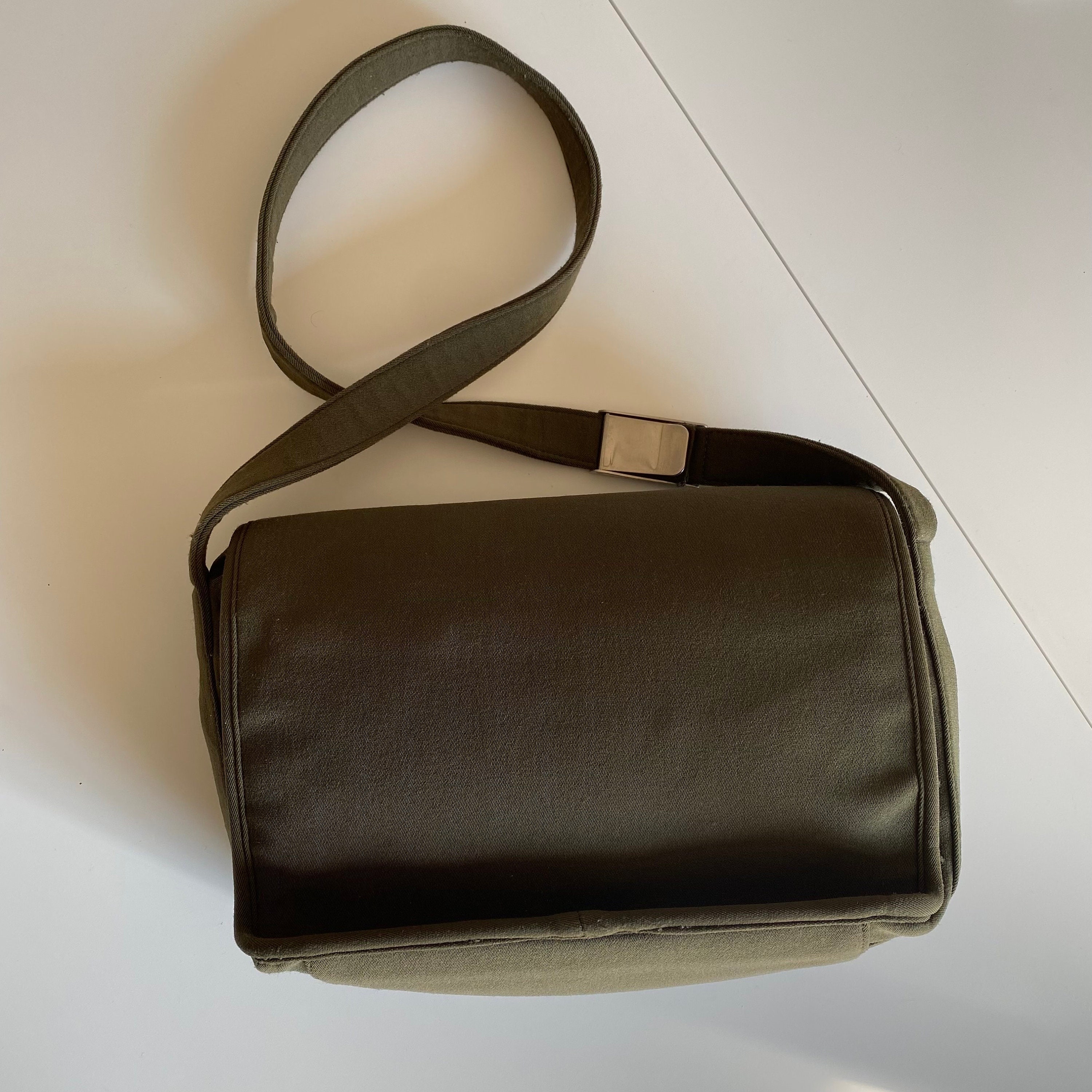 Miu Miu 90s Khaki Crossbody Bag - Etsy Miu Miu 90s Khaki Crossbody Bag - Etsy