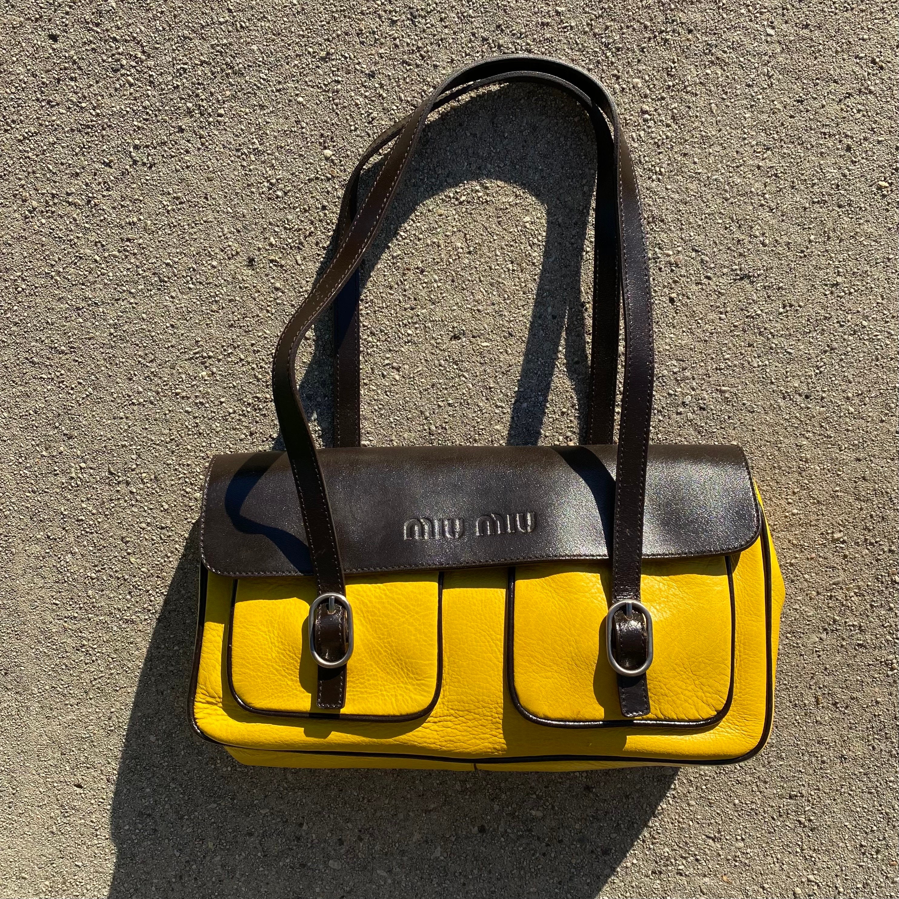 Miu Miu Brown Leather Small Handbag — UFO No More