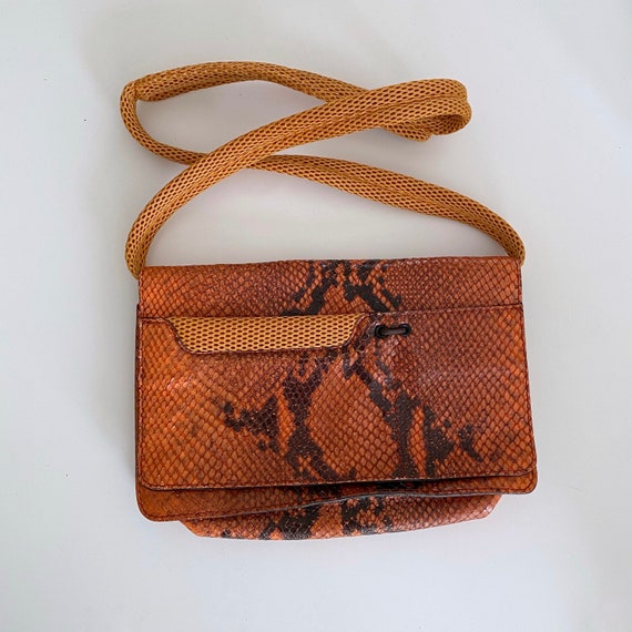 Miu Miu 1999 FW Python Mesh Orange Crossbody Bag - Etsy