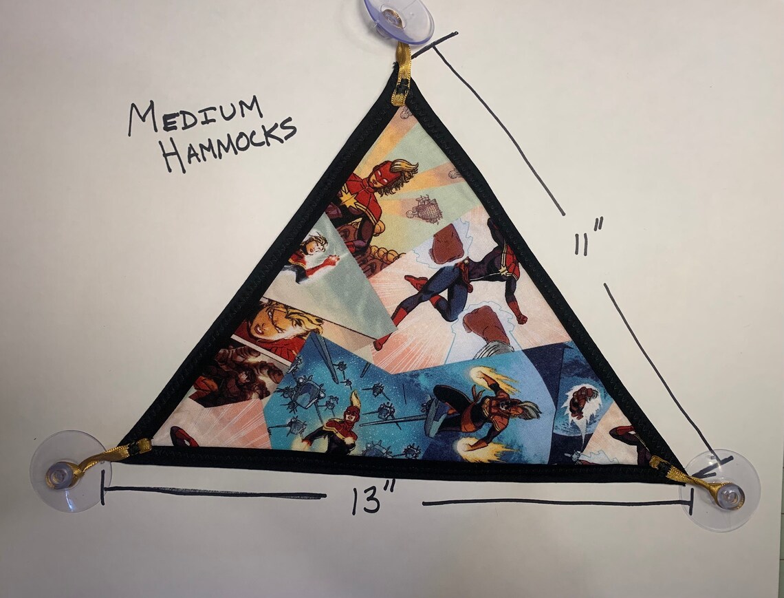 Reptile Hammocks Medium 11x11x13 Etsy