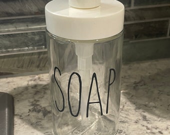 Distributore di Sapone in Vetro