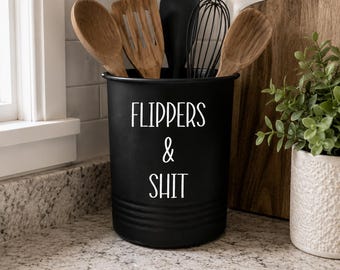 Svart redskapshållare - Flippers and Shit