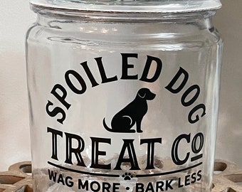 Large Dog Treat Jar!