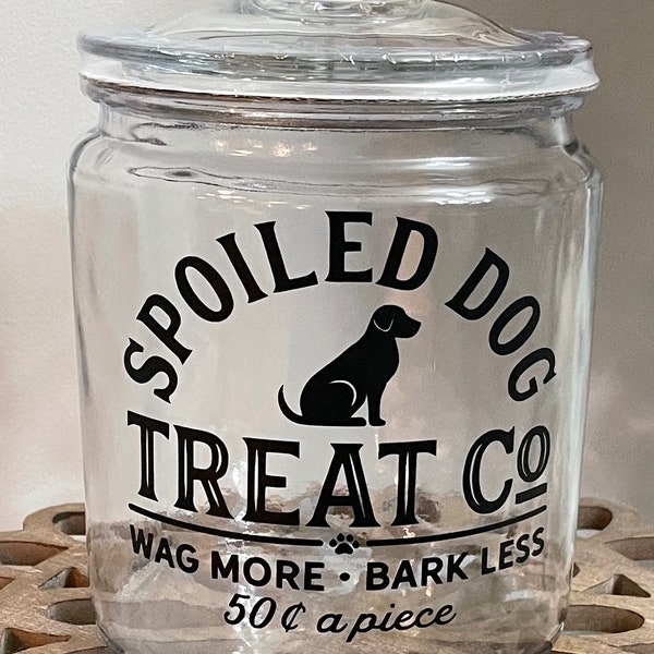 Large Dog Treat Jar!