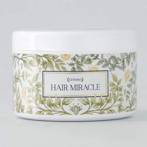 Ezthara Hair Miracle Cream 250g Per la perdita dei capelli Trattamento dei danni ai capelli Controllo della caduta dei capelli