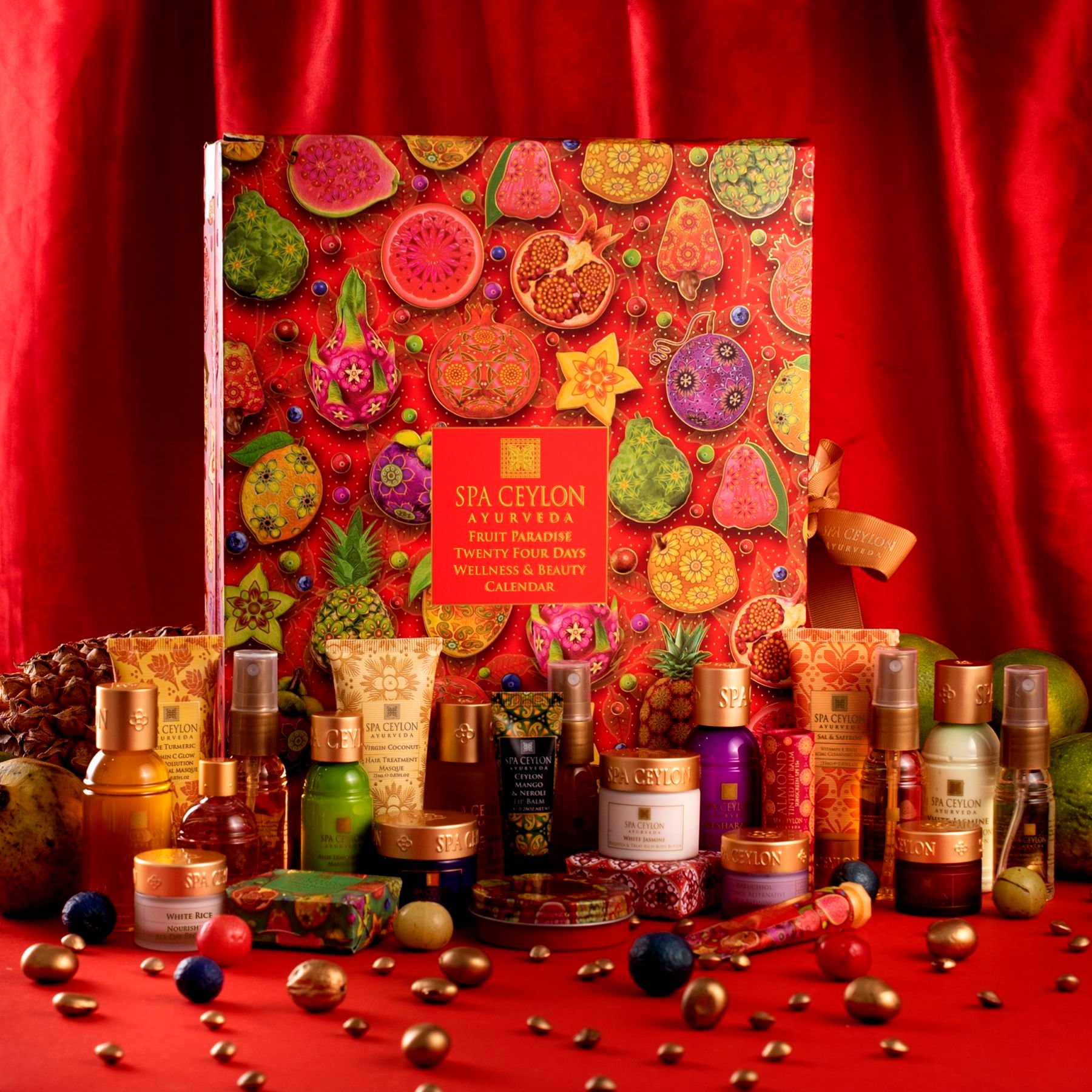 Christmas Fruit Paradise 24 Days Wellness & Beauty Calendar Cream Perfume  Gift traditional Ayurveda for Their Nourishing Healing Balancing - Etsy