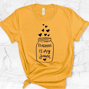 Kindergarten Teaching Is My Jam Shirt T-Shirts For Teachers Kindergarten Teaching Is My Jam Shirt T-Shirts For Teachers