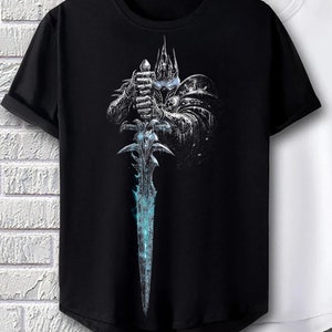 World Of Warcraft Lich King Shirt, Wrath Of The Lich King T-Shirt, Best Gaming Shirt, Gift For Gamers, Gaming Apparel, WOW Arthas Shirt