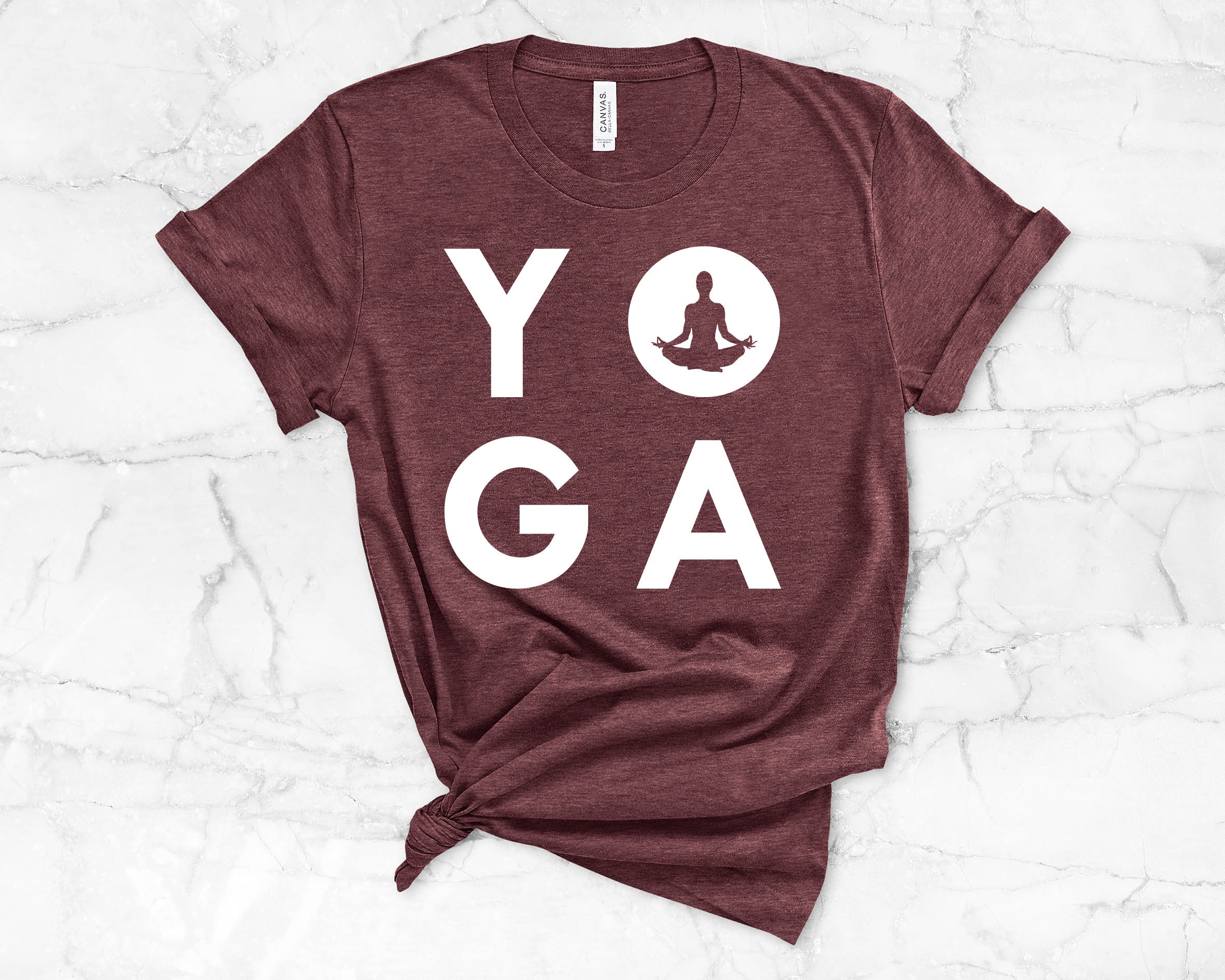 Yo Ga tshirt Yoga TShirt Cute yoga Tee YOGA TEE Yoga | Etsy