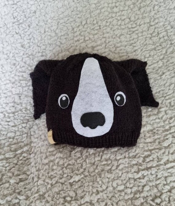 Buy Made to Order Border Collie Puppy Dog Baby Beanie 0 12 Month Old Baby Shower Gift Ideas Online in India Etsy