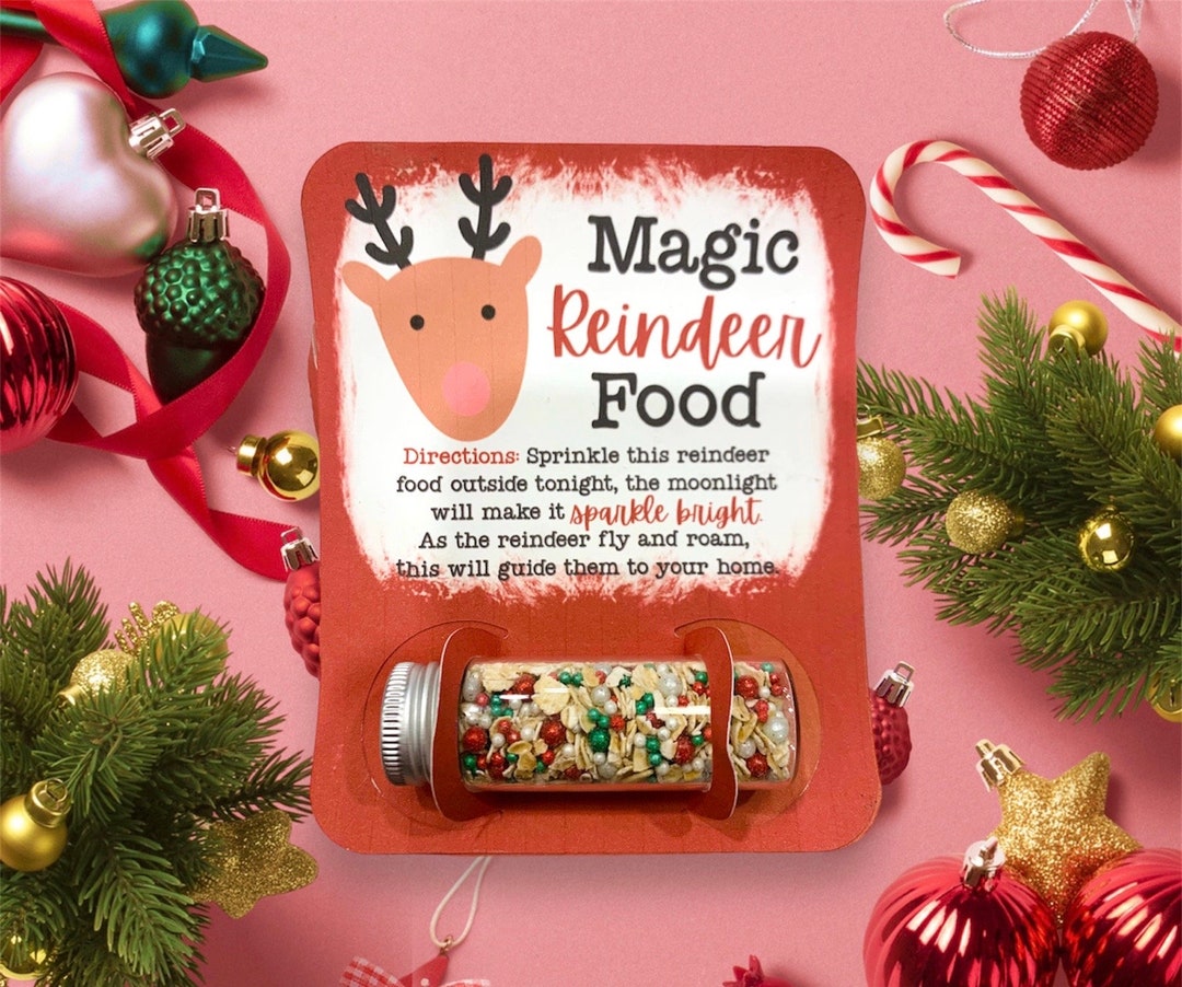 Magic Reindeer Food Reindeer Food, Christmas, Stocking Stuffer, Party