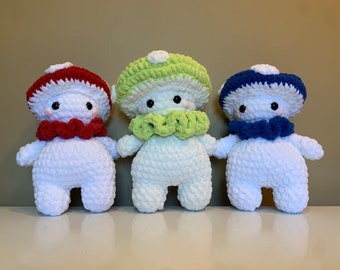 Crochet Mushroom Boy/Girl Plushie