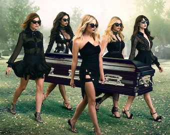 Lucy Hale Pretty Little Liars cast photo poster pre signed Troian Bellisario