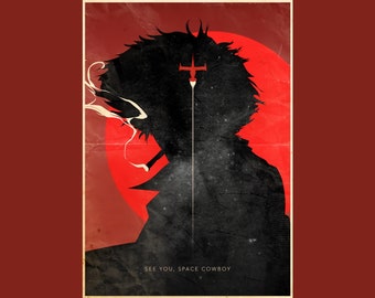 Cowboy Bebop Poster Etsy Cowboy Bebop Poster Etsy