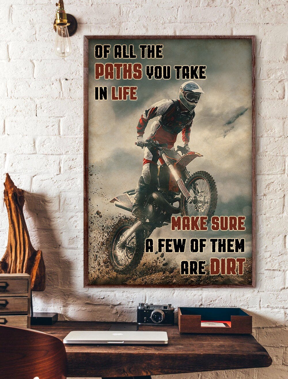 BUY1GET1 Dirt Bike Poster | Etsy