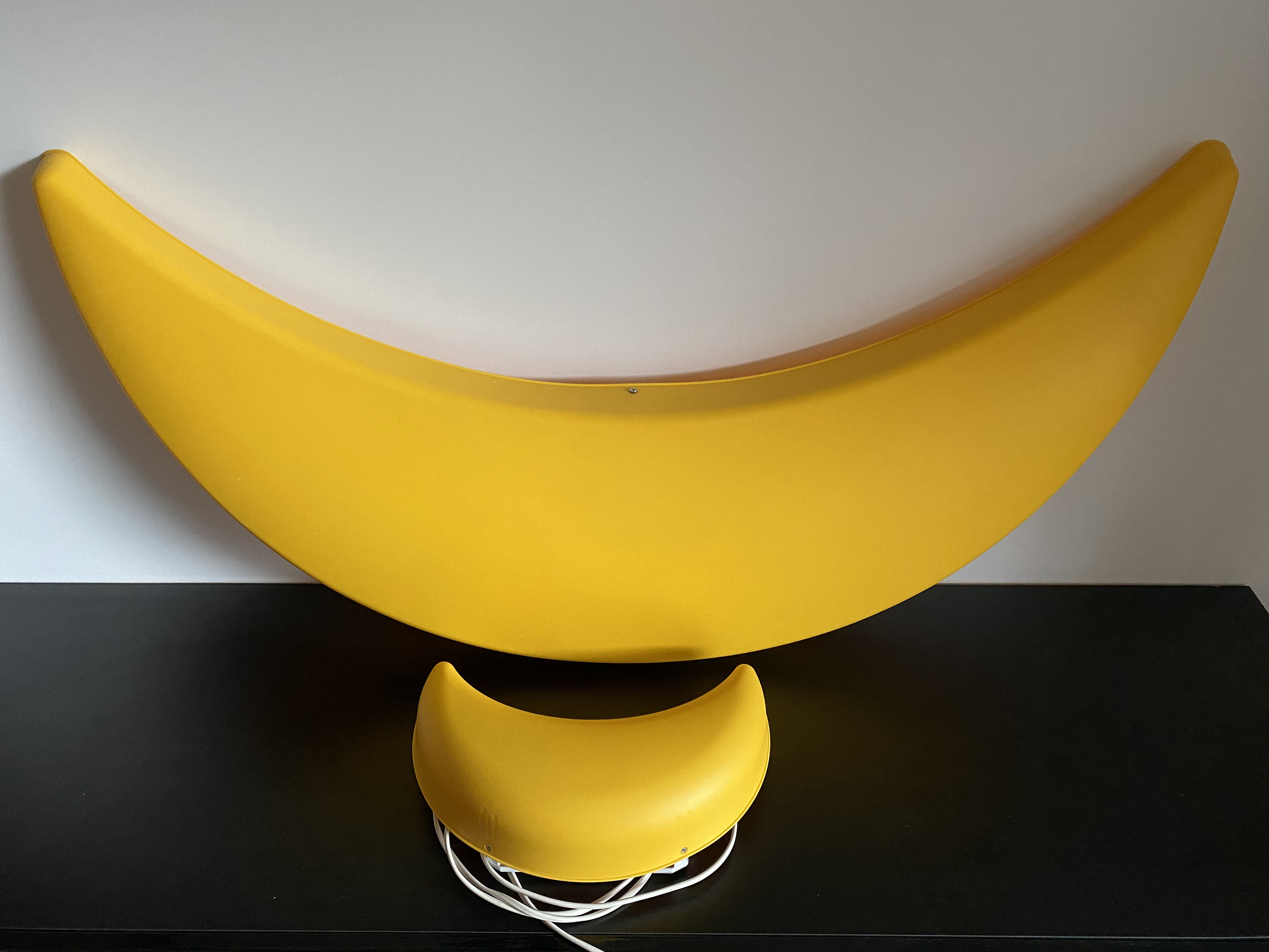 Banana Lamp Ikea Xxl Smila Måne Lune ou Banane Jaune Smila Mane Vintage Plastique , à Poser, Suspend