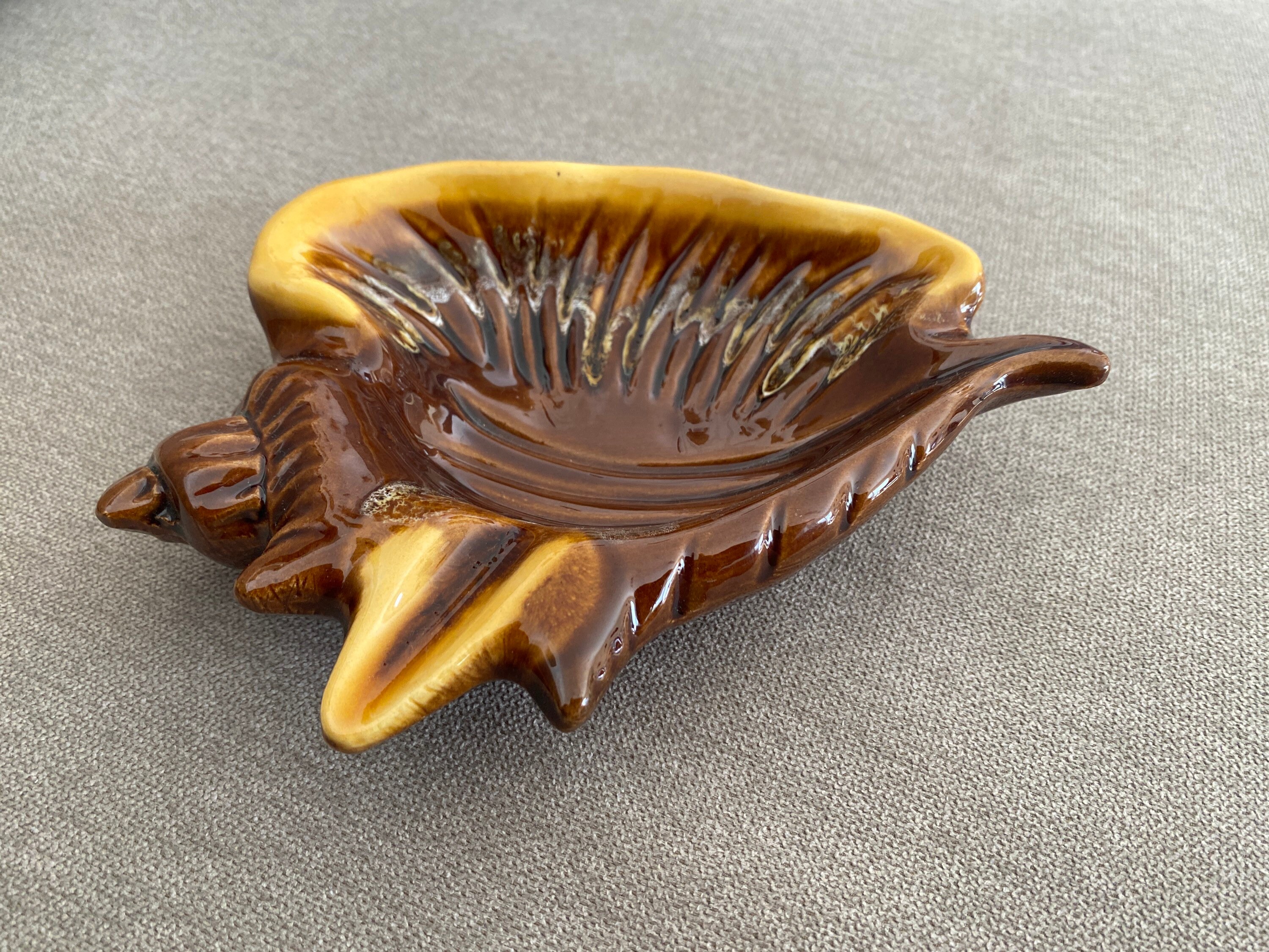 Coupe Céramique Coquillage de Vallauris Vintage Années 1950 1960 French Ceramic Shell Bowl Shabbychi