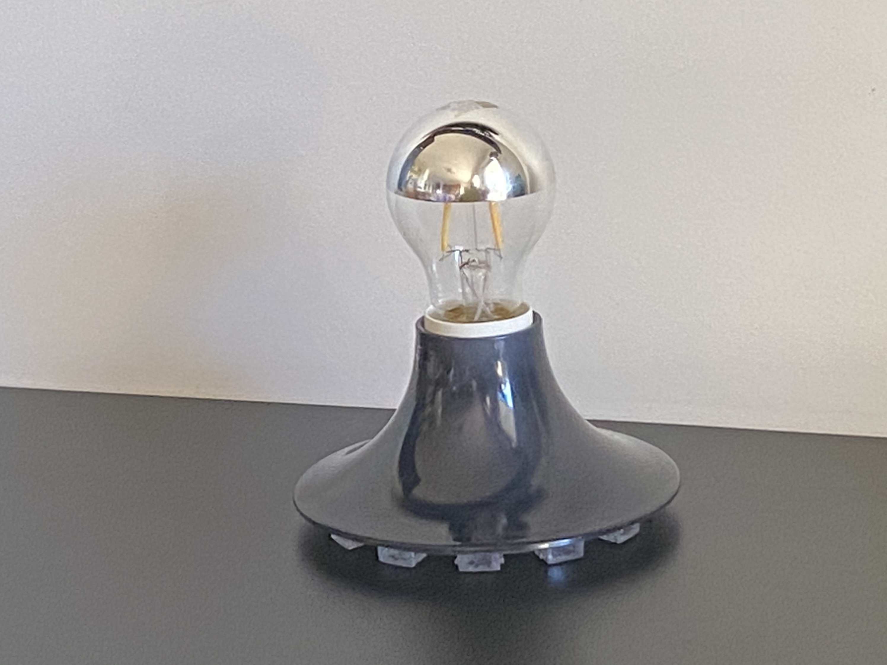 Lampe Applique Teti Artemide de Vico Magistretti Gris Anthracite Fumé 15cm Vintage , à Poser Suspend