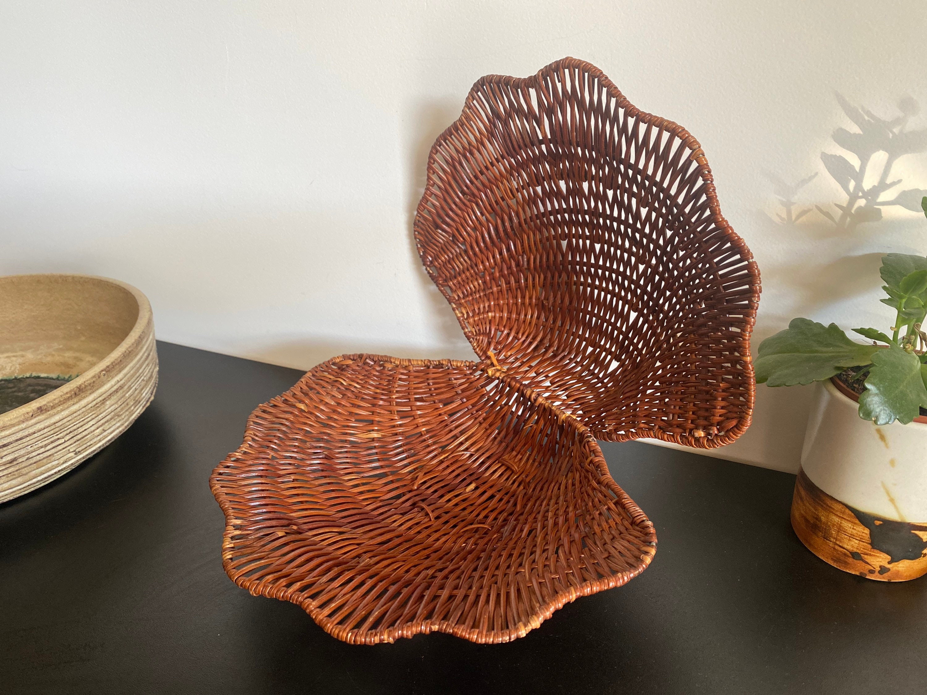 coquille En Osier Vintage