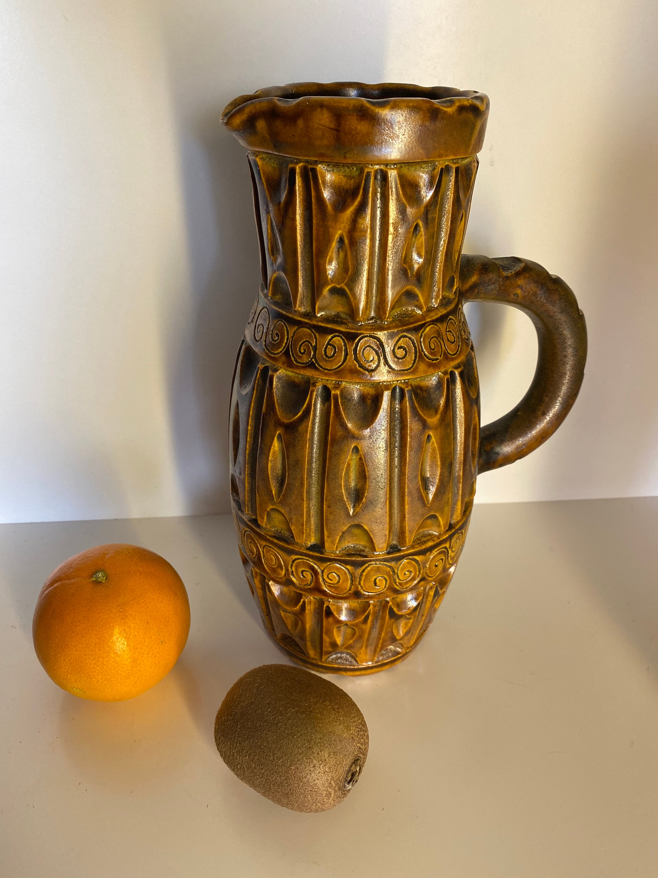 Céramique Signée Bessone Vallauris Vintage Années 60 French Antique Signed Shabby Chic Old Cottage M