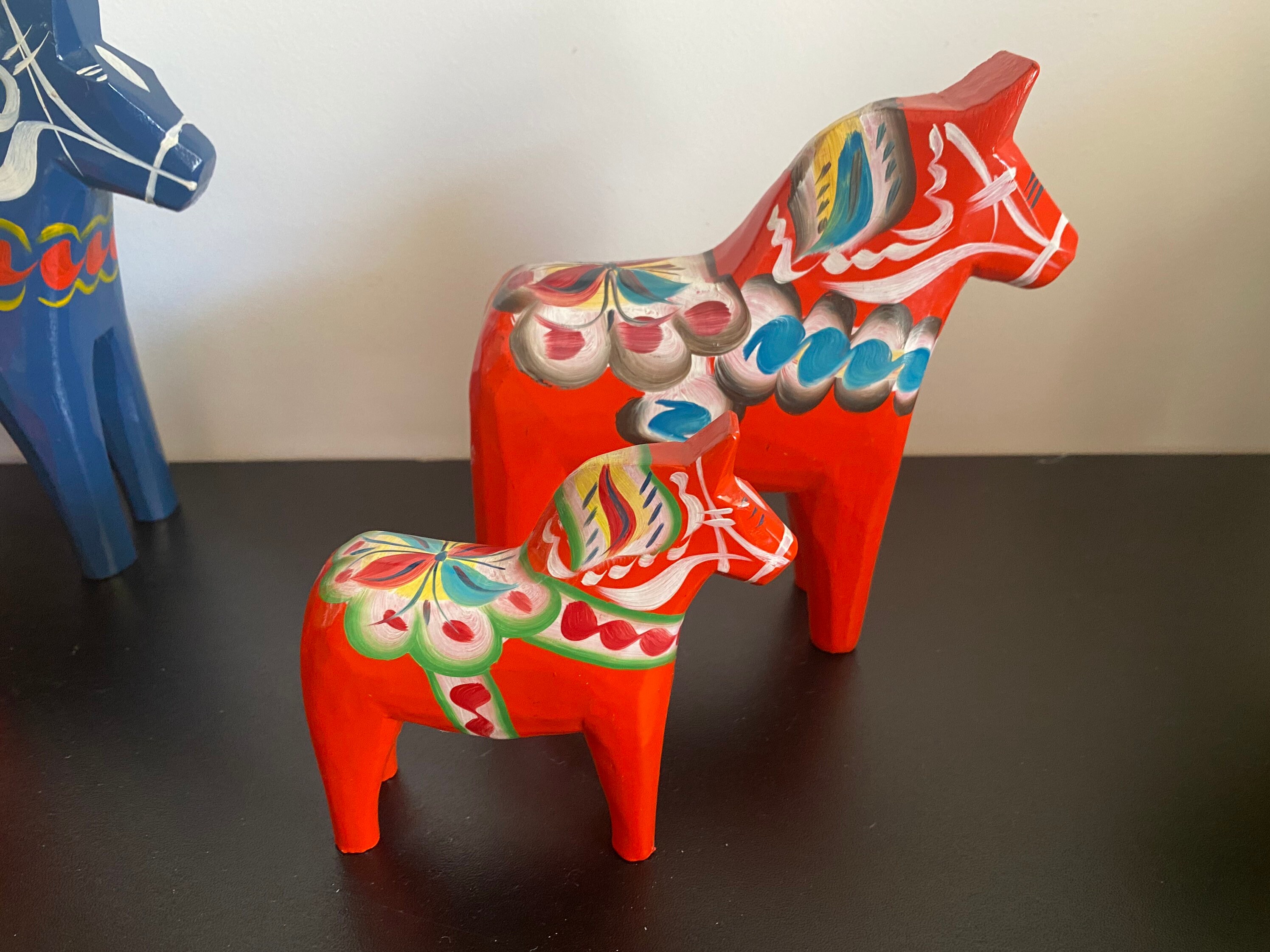 Chevaux Dala En Bois