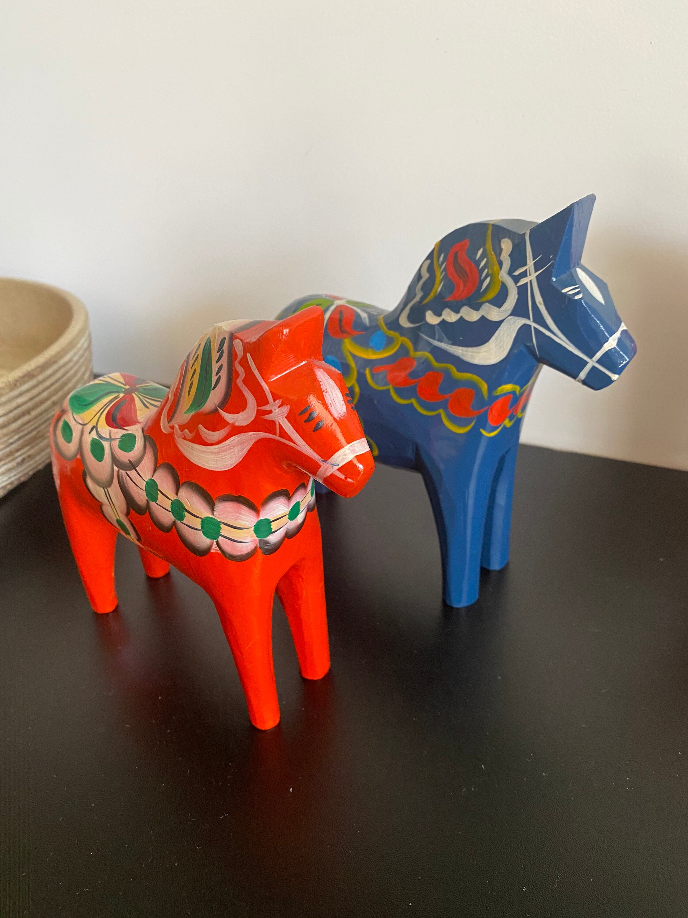Chevaux Dala En Bois
