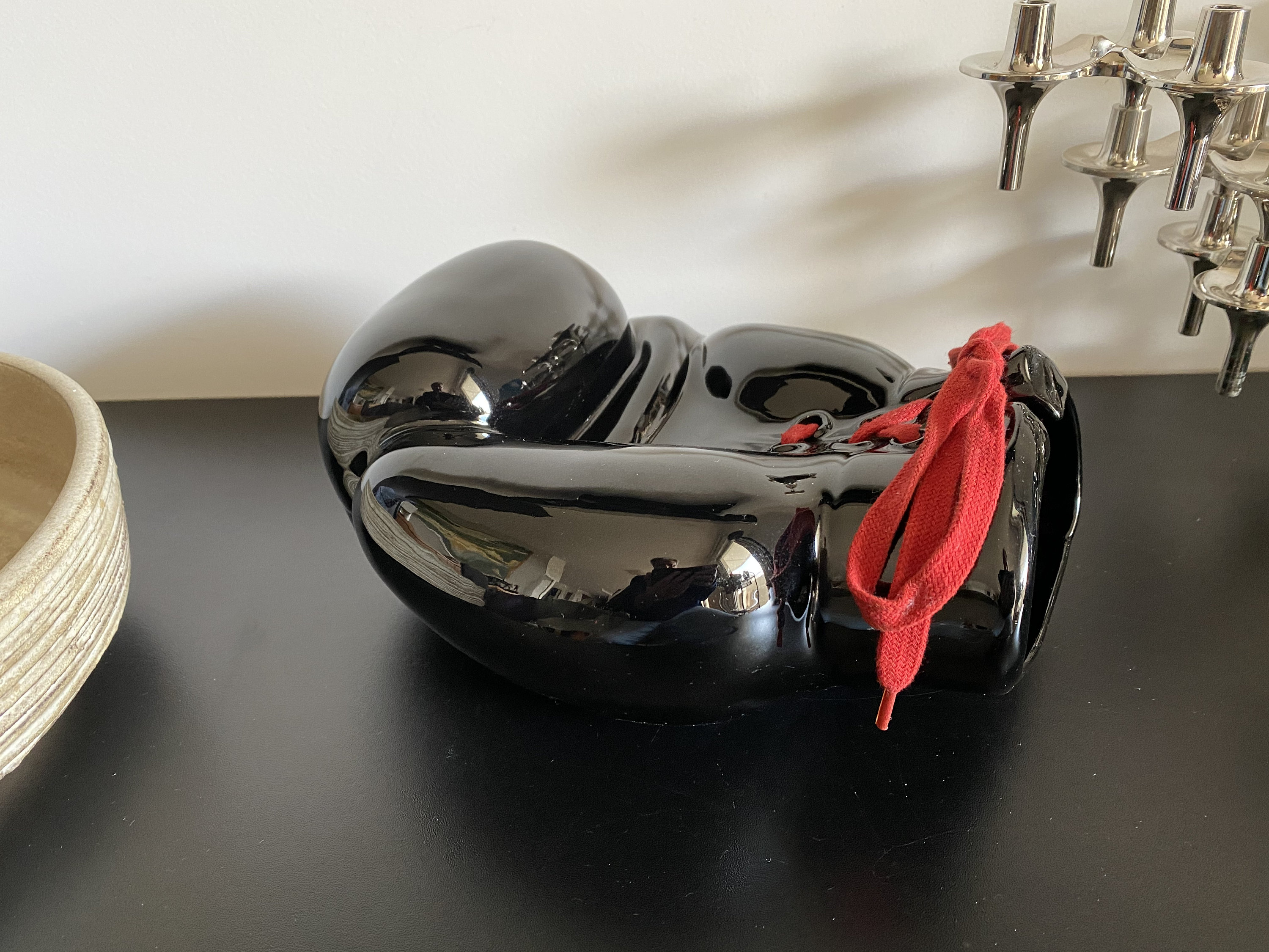 Gant de Boxe Céramique Xl Vide Poche Vintage Années 80 Hand Poing Baguier