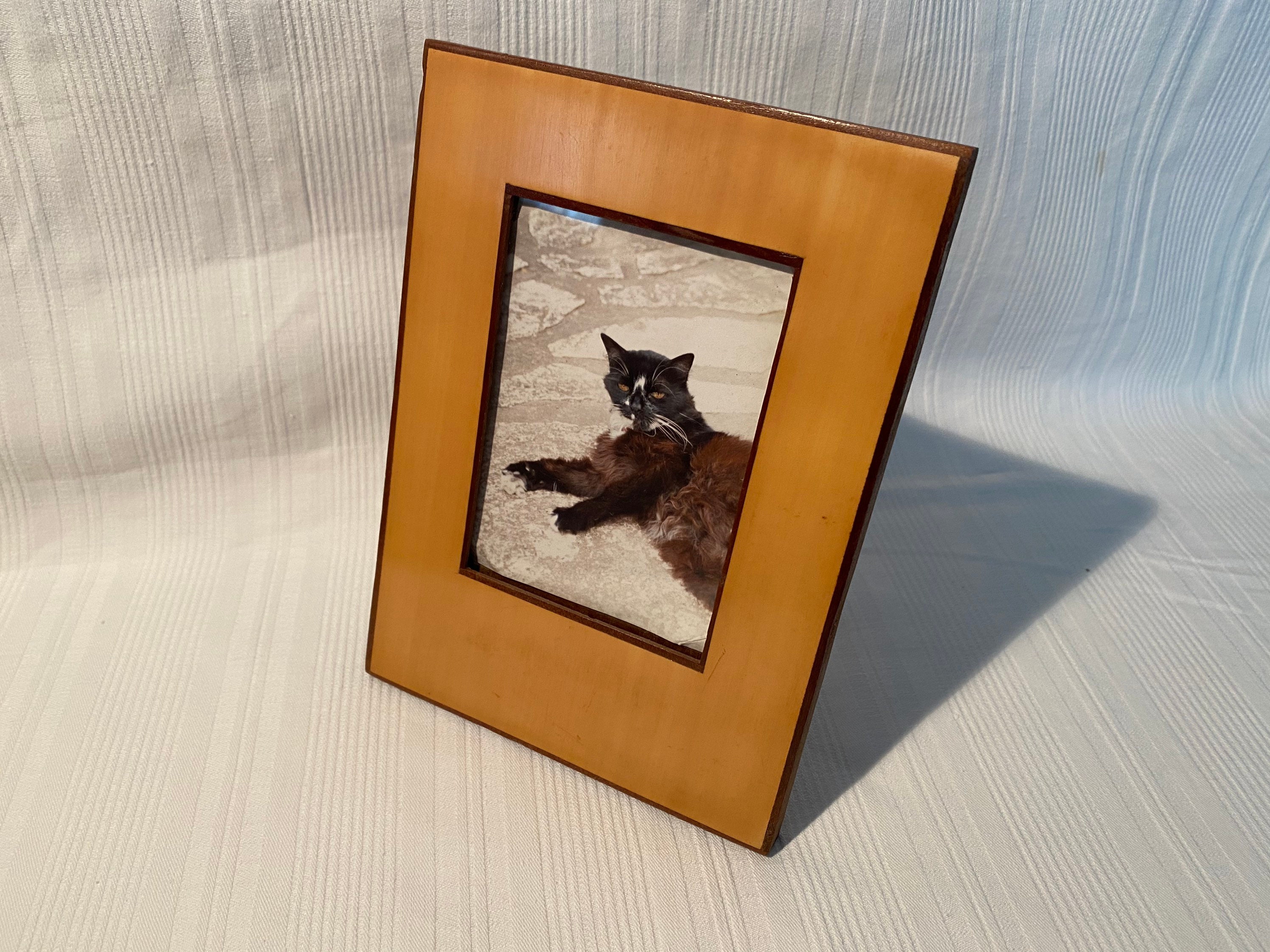 Cadre Photo en Bois Vintage Des Années 1950 Wood Frame