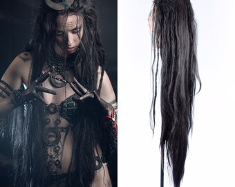 Ladies Gothic Skull Headband Tribal Voodoo Enchantress Halloween Fancy Dress UK