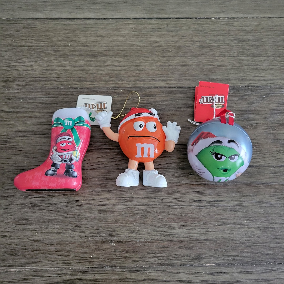 Vintage M&M Character Christmas Ornaments - Your Choice of One - Etsy