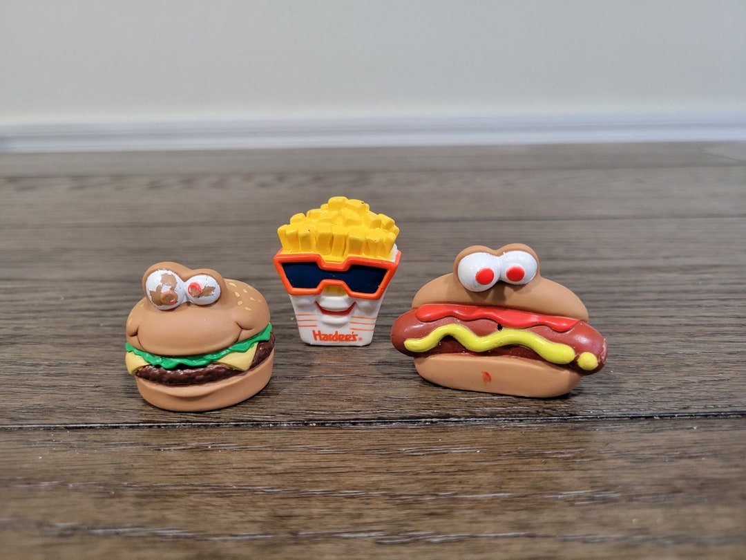レア　コンプ　ハーディーズ　Hardee's ミールトイ　ビンテージ Vintage Set of 3 Hardees Kids Meal Toys - Etsy