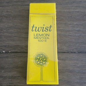 Vintage Twist Lemon Menthol 100's Cigarettes