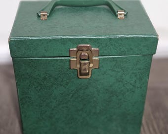 Vintage Green 45 RPM Record Holder - Platter Pak