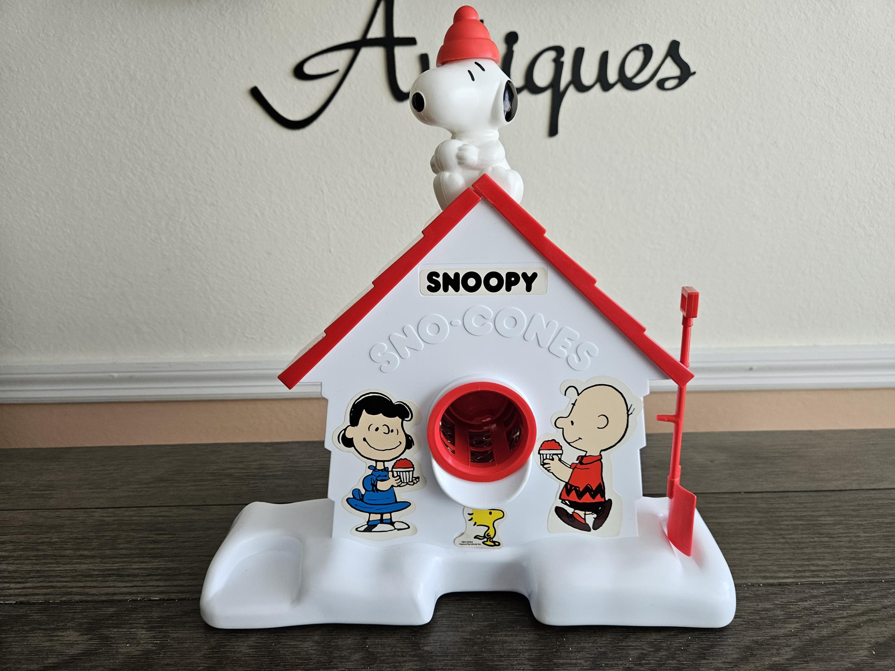 Vintage Snoopy Snow Cone Machine - Etsy
