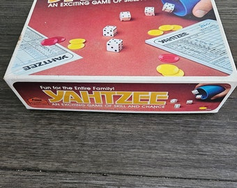 Vintage Milton Bradley Yahtzee Game