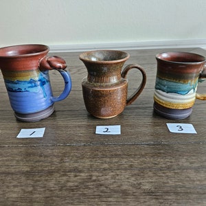 Vintage Pottery Cup/Mug - Your Choice of One