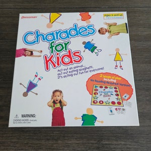 Vintage Charades for Kids Game