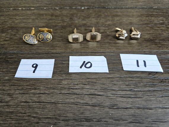 Vintage Cuff Links - Your Choice of One Set - image 4