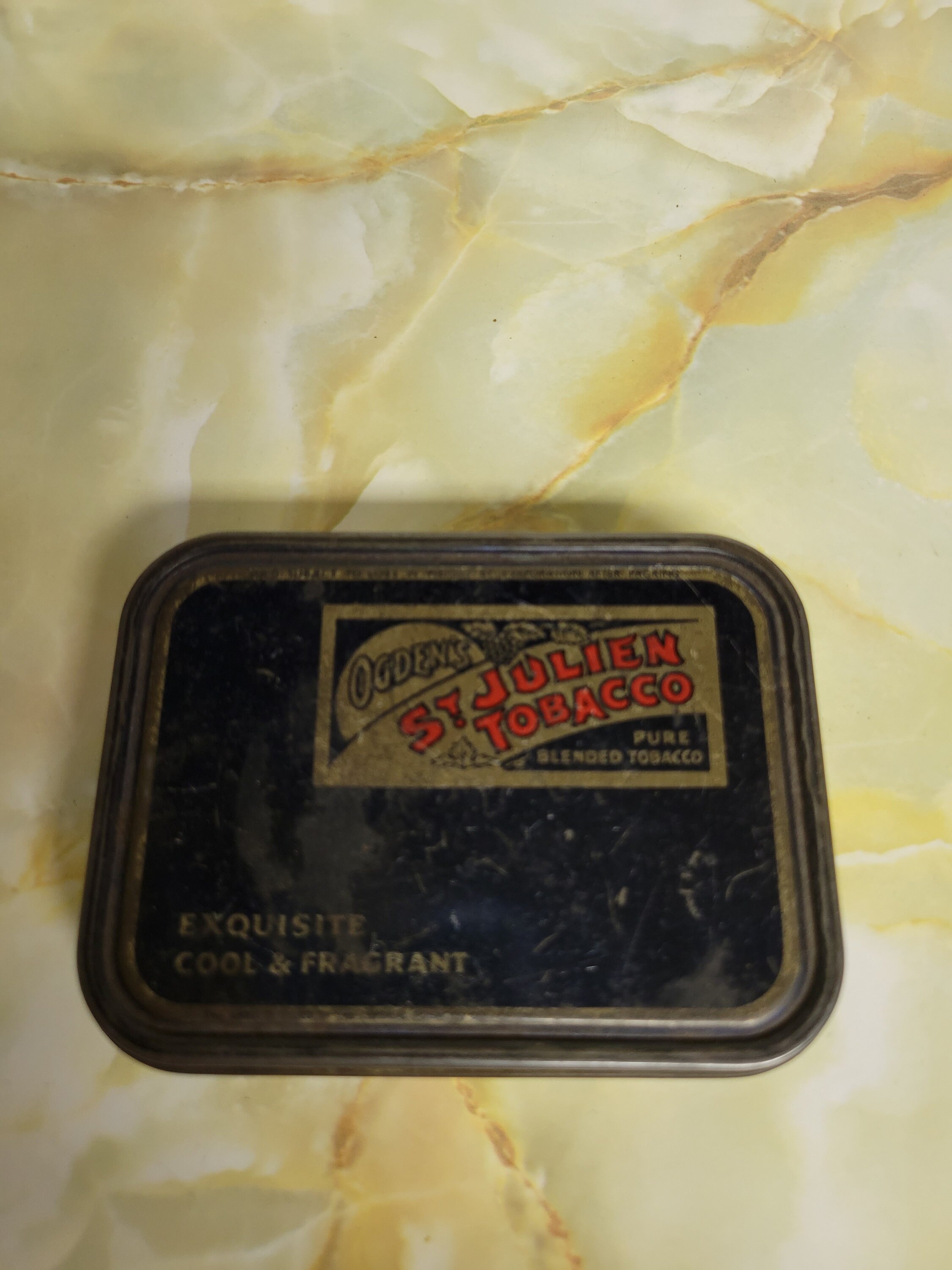 Vintage Ogden's St Julien Tobacco Tin